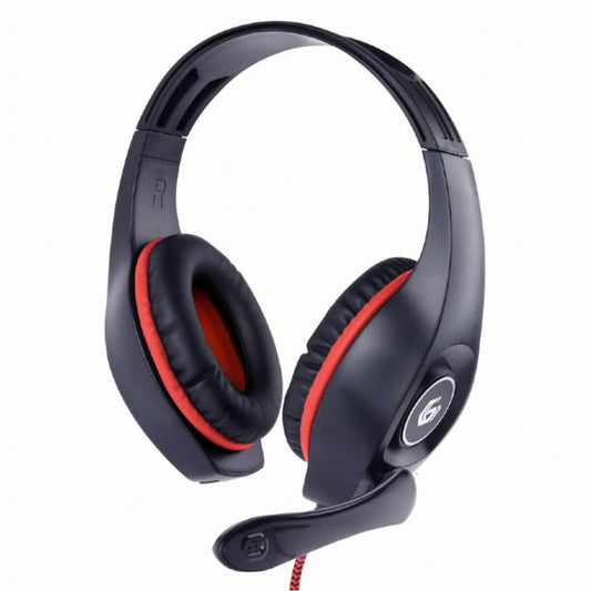 Casques avec Microphone GEMBIRD GHS-05-R Rouge